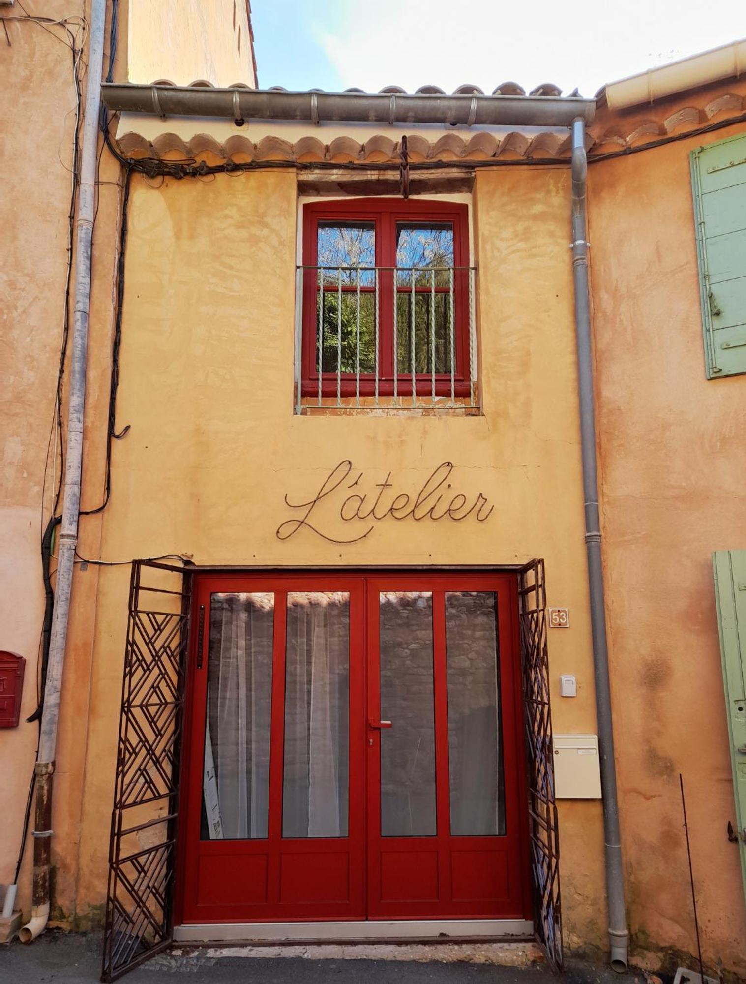 L'Atelier Au Coeur Du Village Roussillon  Bagian luar foto